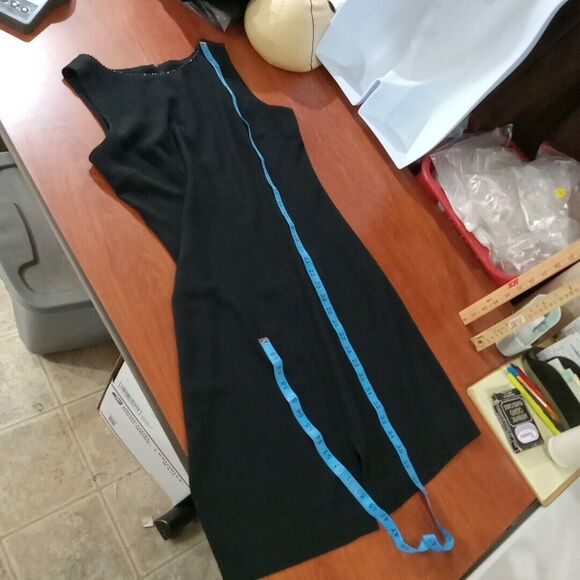 Lloyd Dress Women's Size 12 Beaded Collar - Picture 7 of 10